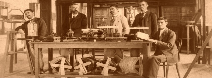 "Physics Laboratory in 1894"
