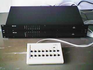 Audio and Video Routing System 8x4 with keyboard