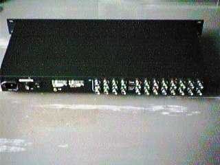 Digital Video Routing System DVRS-8x8 - back panel view
